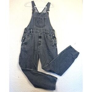 Vintage 90s Slick Denim Jeans Overalls Mens Large Button Front Workwear